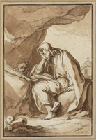 O 009
<br/>
Paphnutius van Cephalas de Anachoreet
<br/>
<em>Bloemaert, Abraham (1566-1651)</em>